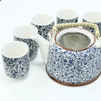 Herbal Teapot Set - Blue Pattern TeaP-05